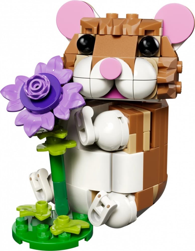 LEGO Creator 3v1 Uroczy chomik s roślinką 31376 4