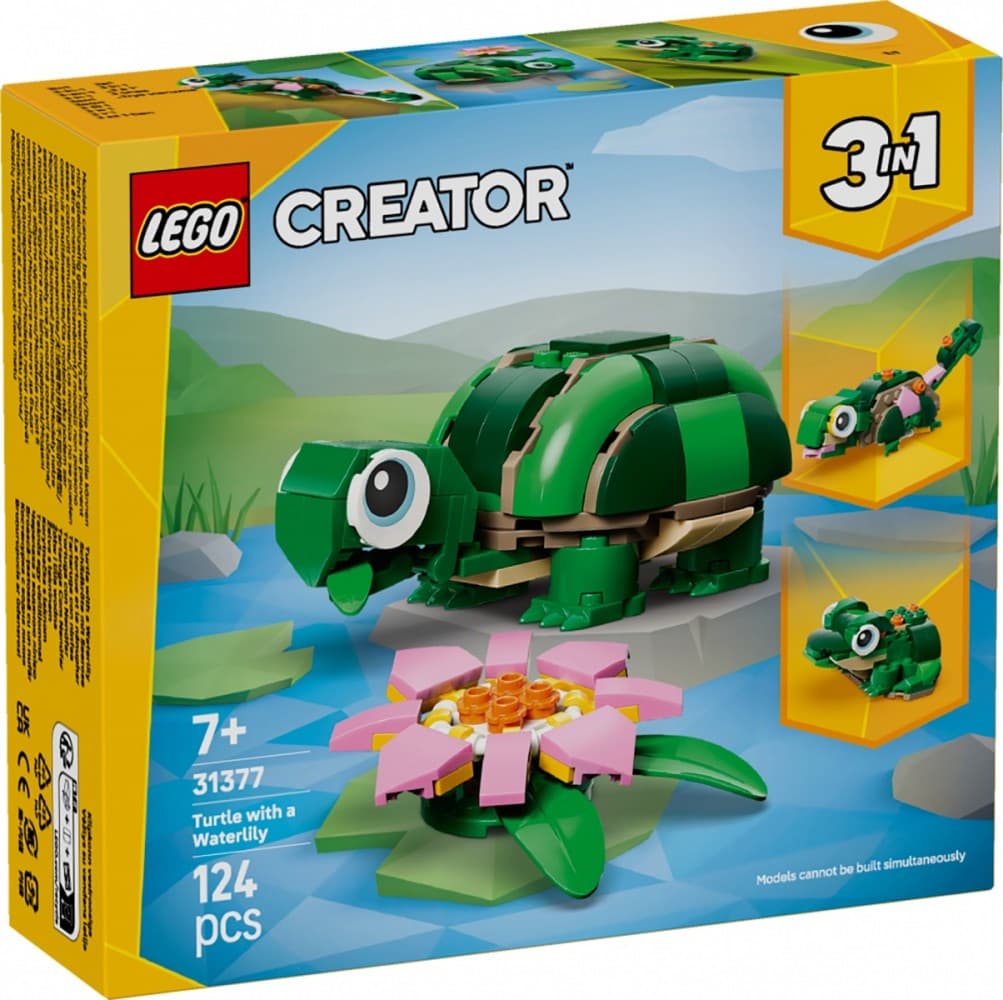LEGO Creator 31377: Želva in cvet vodne lilije 4