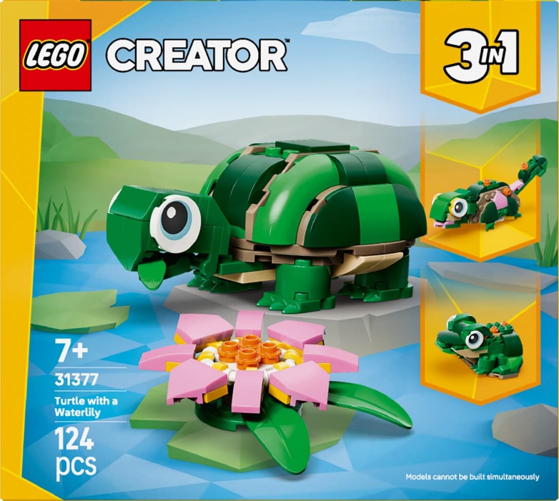 LEGO Creator 31377: Želva in cvet vodne lilije 6