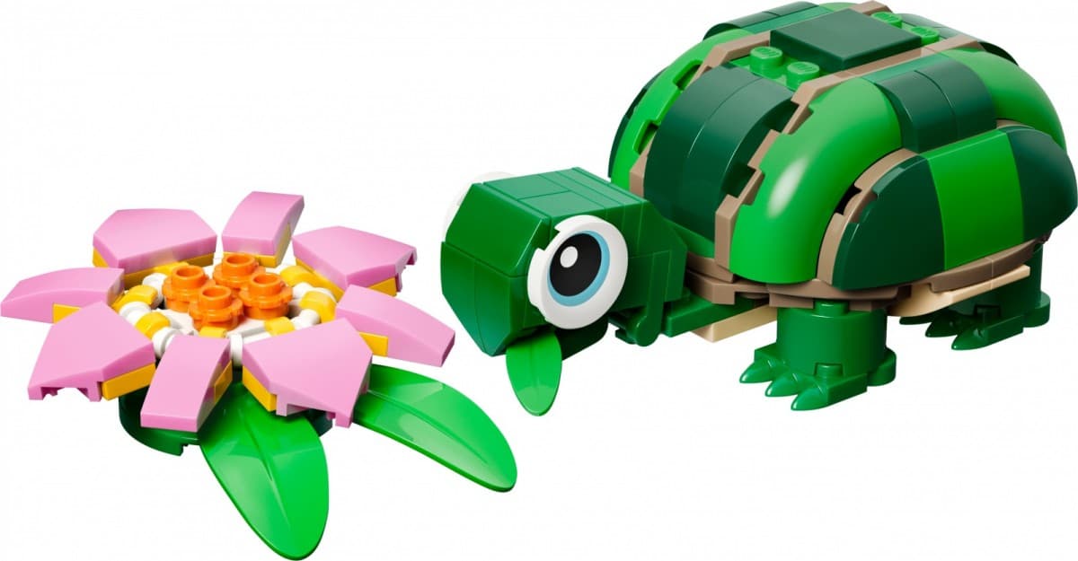 LEGO Creator 31377: Želva in cvet vodne lilije 8