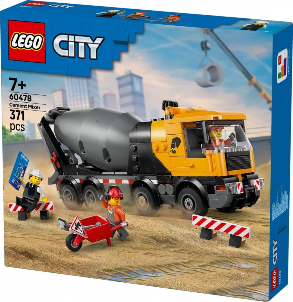 LEGO City Betonska mešalna naprava 60478 5