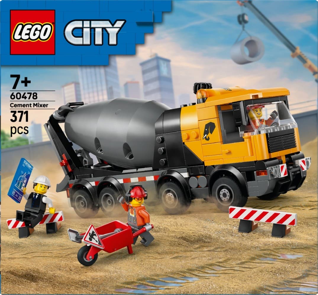 LEGO City Betonska mešalna naprava 60478 6