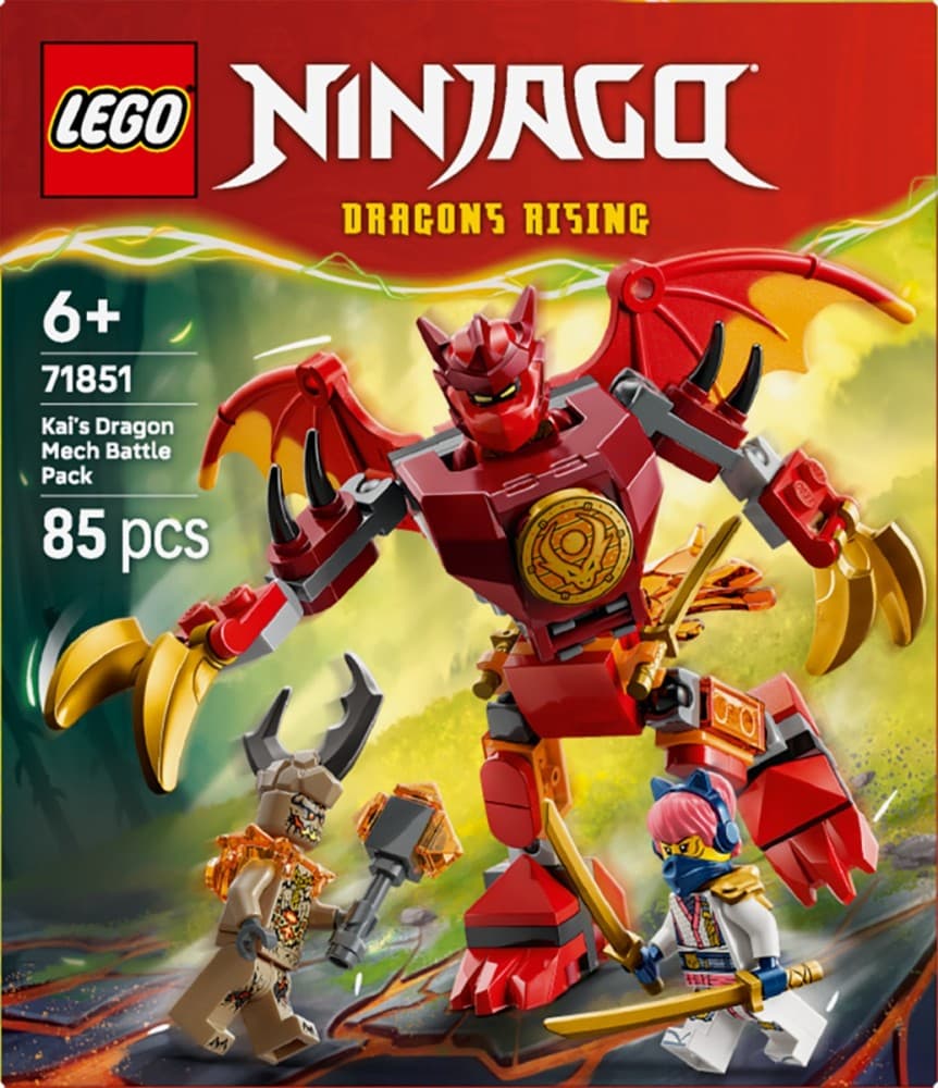 LEGO Ninjago 71851: Smok-mech Kaia – bitveni set 3