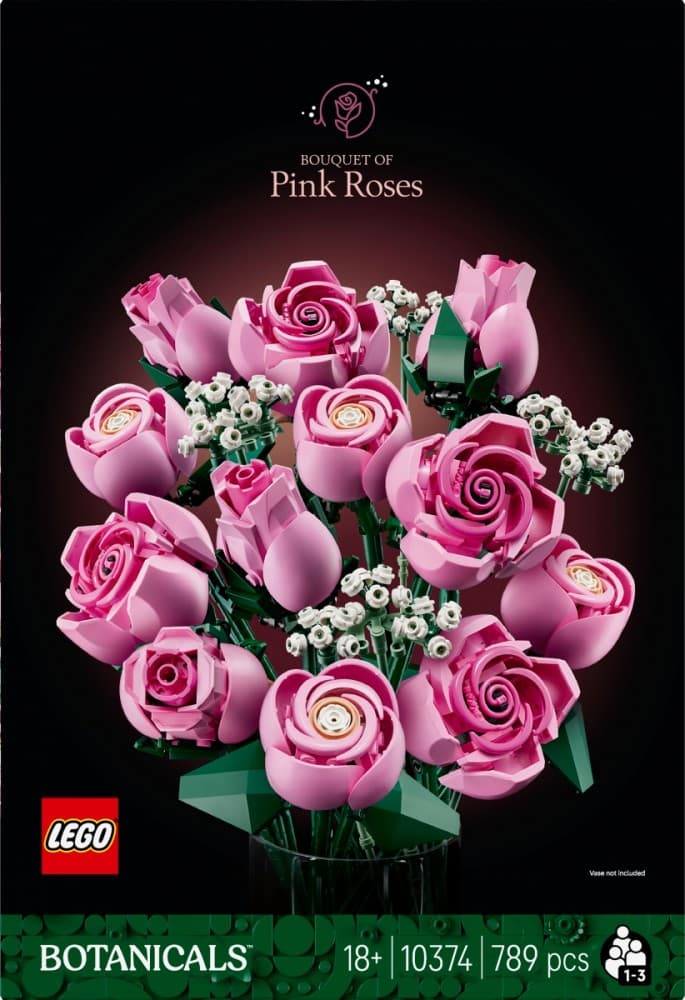 LEGO Botanicals 10374 - Buket roza vrtnic 3