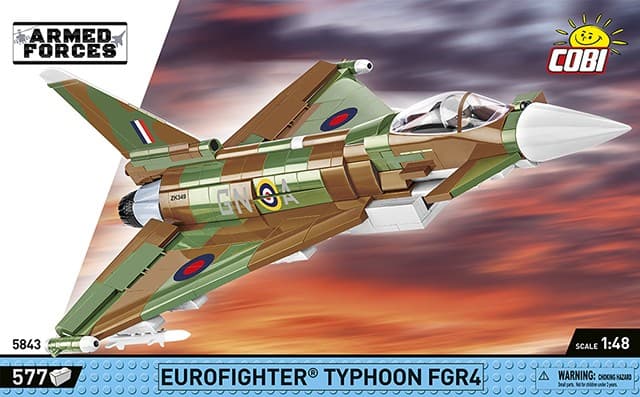 COBI Kocke: Lovski letalo Eurofighter Typhoon FGR4 2
