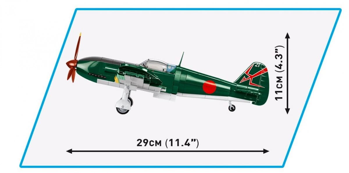 COBI Kocke: Lovski letalo WW II Kawasaki Ki-61 "Tony" 8