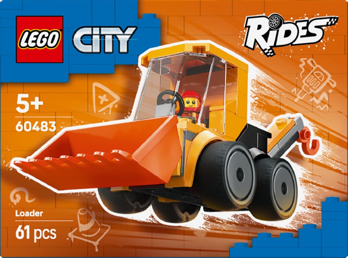 LEGO City 60483 Vozila – Kolesni nakladač 6