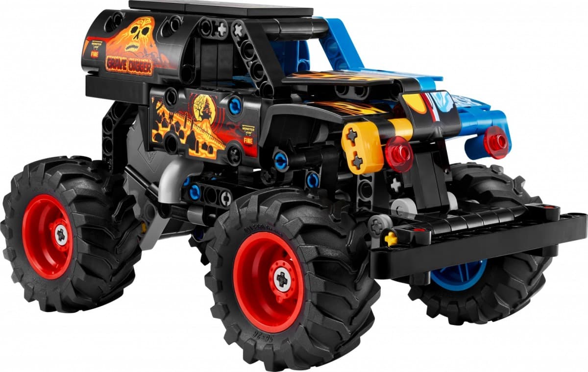 LEGO Technic 42219 Monster Jam Grave Digger Ogenj & Led 8