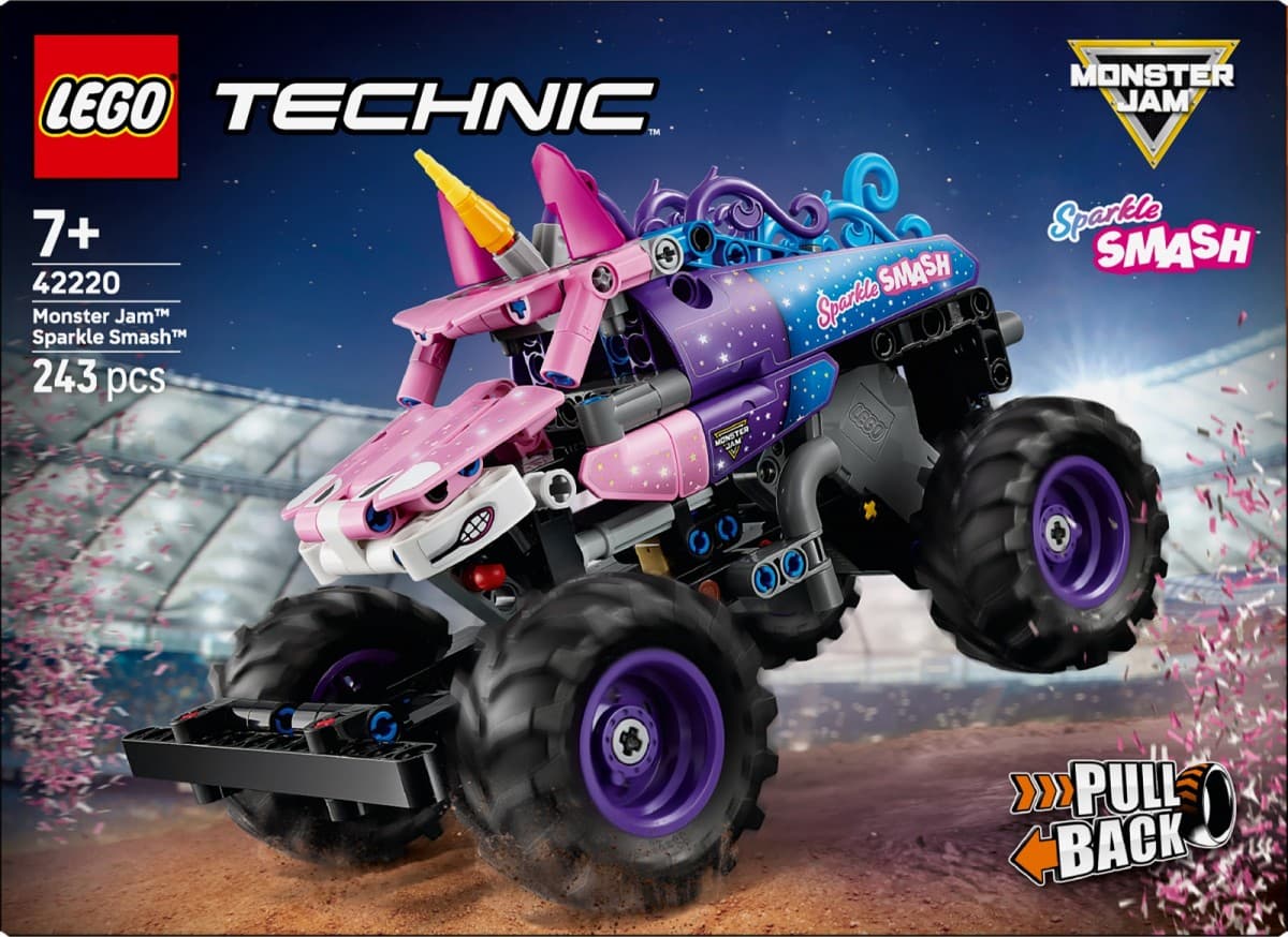 LEGO Technic 42220 Monster Jam Sparkle Smash 6