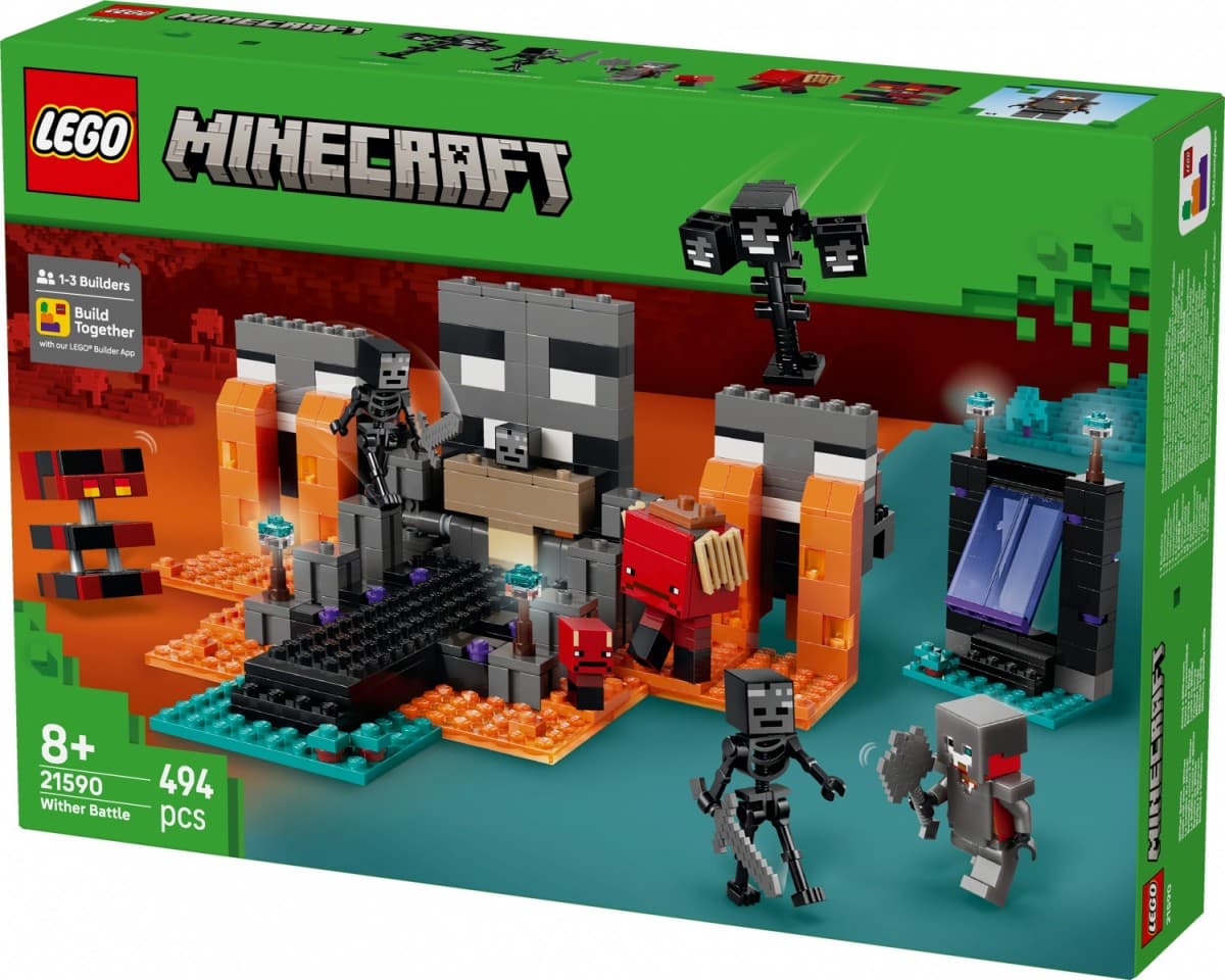 LEGO Minecraft 21590 Bitka z Witherjem – Komplet za igralce od 8 let 2