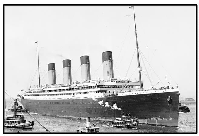 COBI KOCKI 1687 - RMS Olympic, 595 kock 5