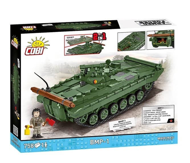 COBI KOCKI 2631 - BMP-1, ruski oklepnik, 758 kock 2