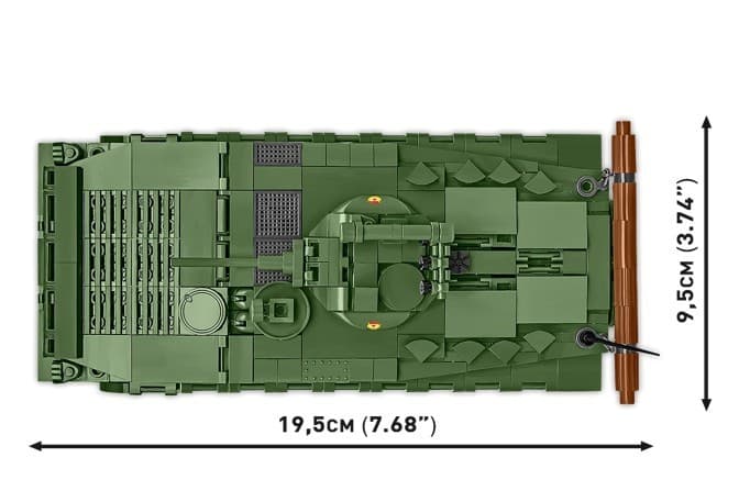 COBI KOCKI 2631 - BMP-1, ruski oklepnik, 758 kock 3