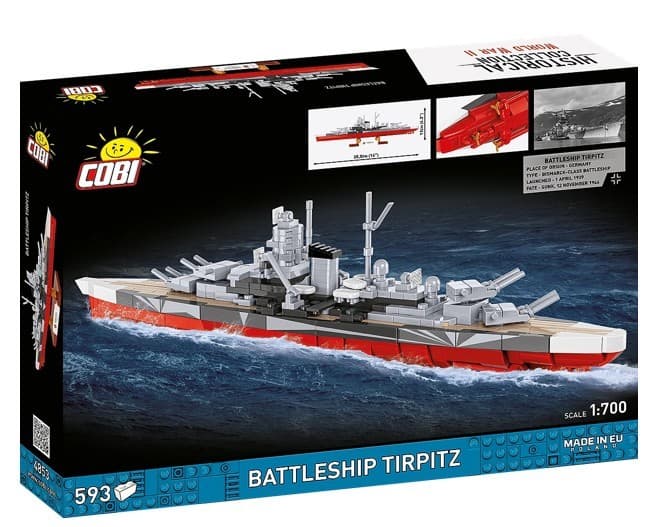 COBI KOCKI 4853 - Bojni ladji Tirpitz, 593 kock 2