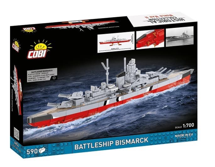 COBI KOCKI 4854 - Bojni ladji Bismarck, 590 kock 2
