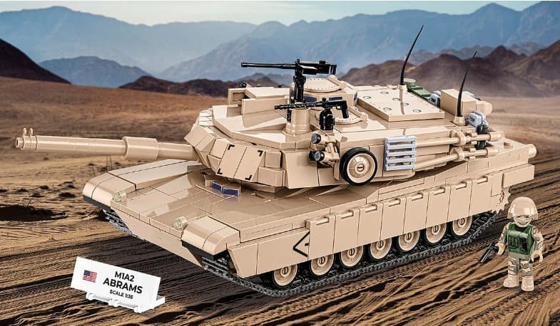 Sestavljivi model M1A2 Abrams 1025 kock 3
