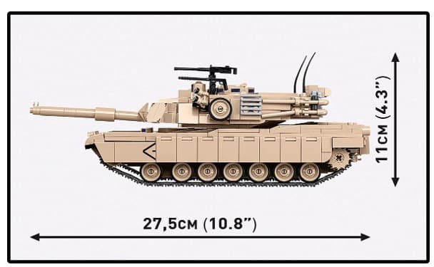 Sestavljivi model M1A2 Abrams 1025 kock 5