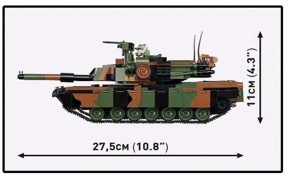 COBI KOCKI 2633 - M1A2 SEPv3 Abrams, poljski tenk, 1065 kock 3