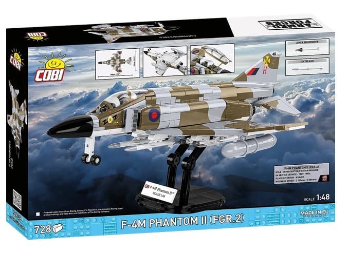 COBI KOCKI 5908 - F-4M Phantom II, britanski lovec, 728 kock 3