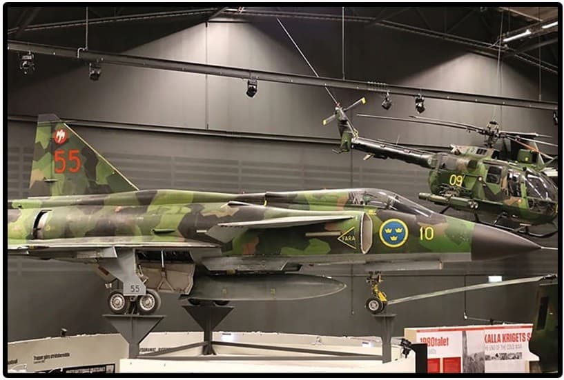 COBI KOCKI 5911 - Saab AJS 37 Viggen, švedski lovec, 911 kock 6