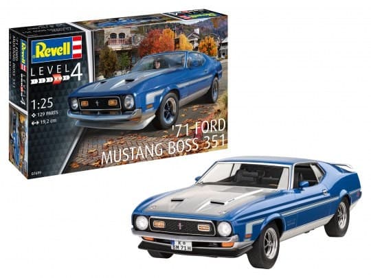 Model avtomobila Revell 71 Ford Mustang Boss 351, 1/25 2