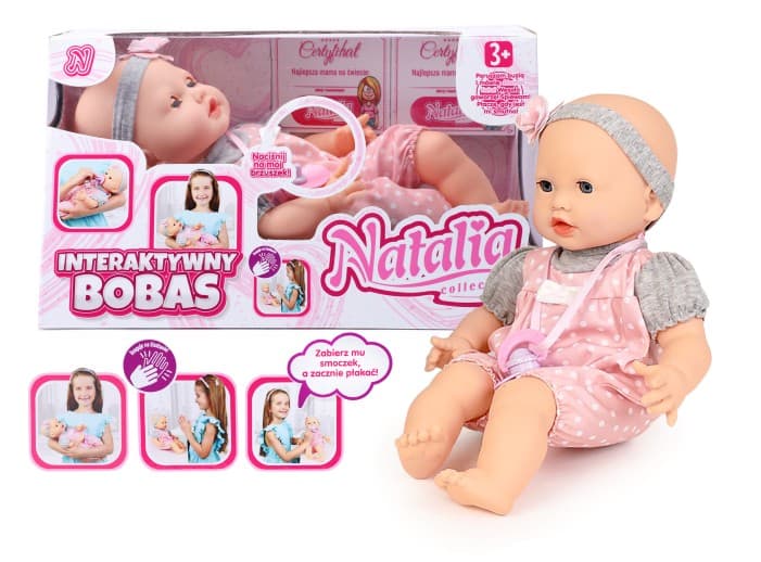 Interaktivna lutka Natalia ARTYK, 41 cm, s zvoki 2