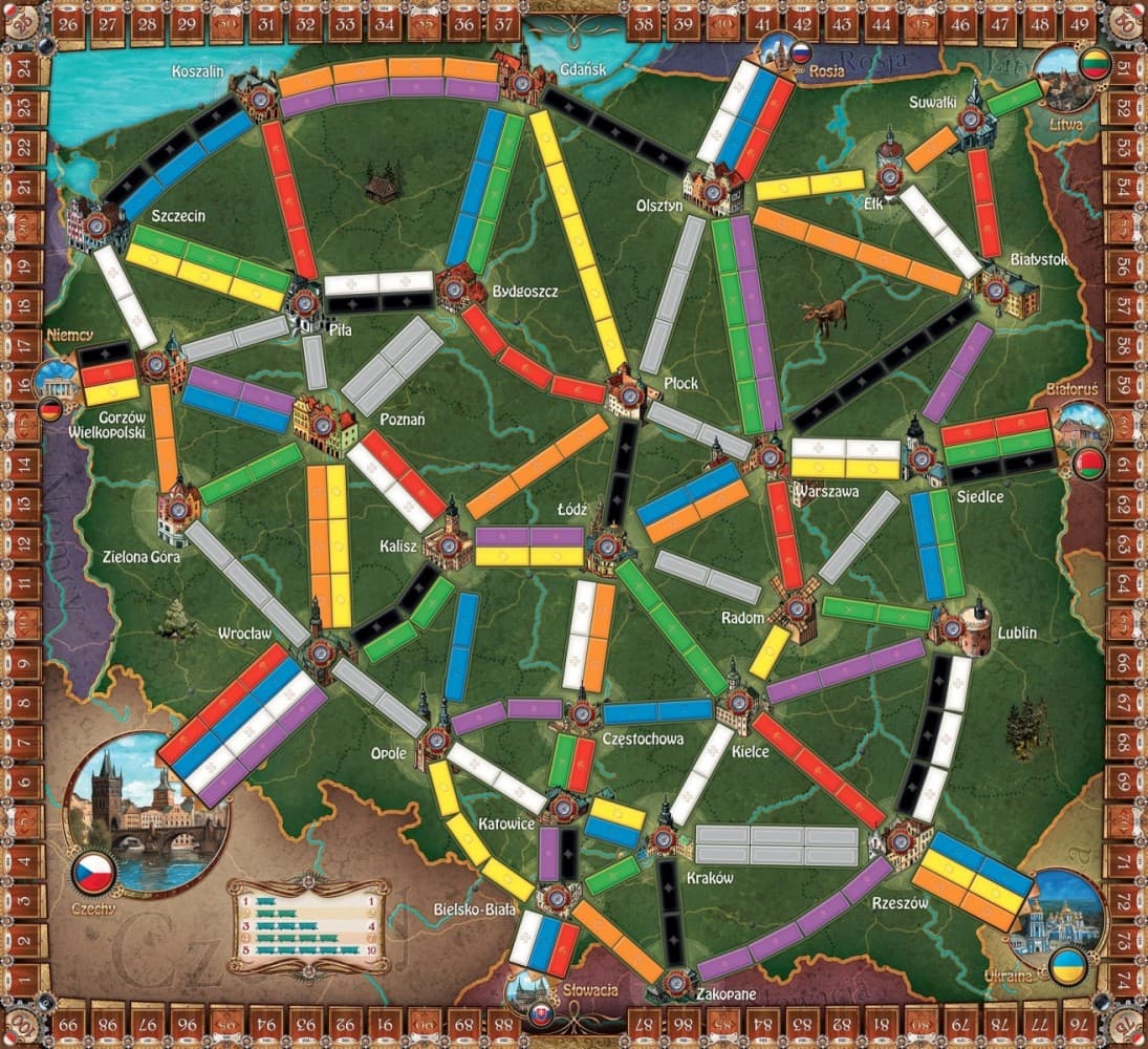 Gra wsiąść do pociągu: Kolekcja map 6.5 - Polska 5
