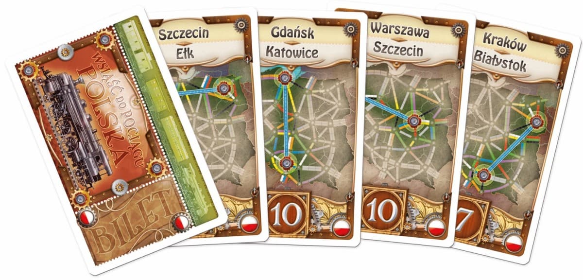 Gra wsiąść do pociągu: Kolekcja map 6.5 - Polska 6