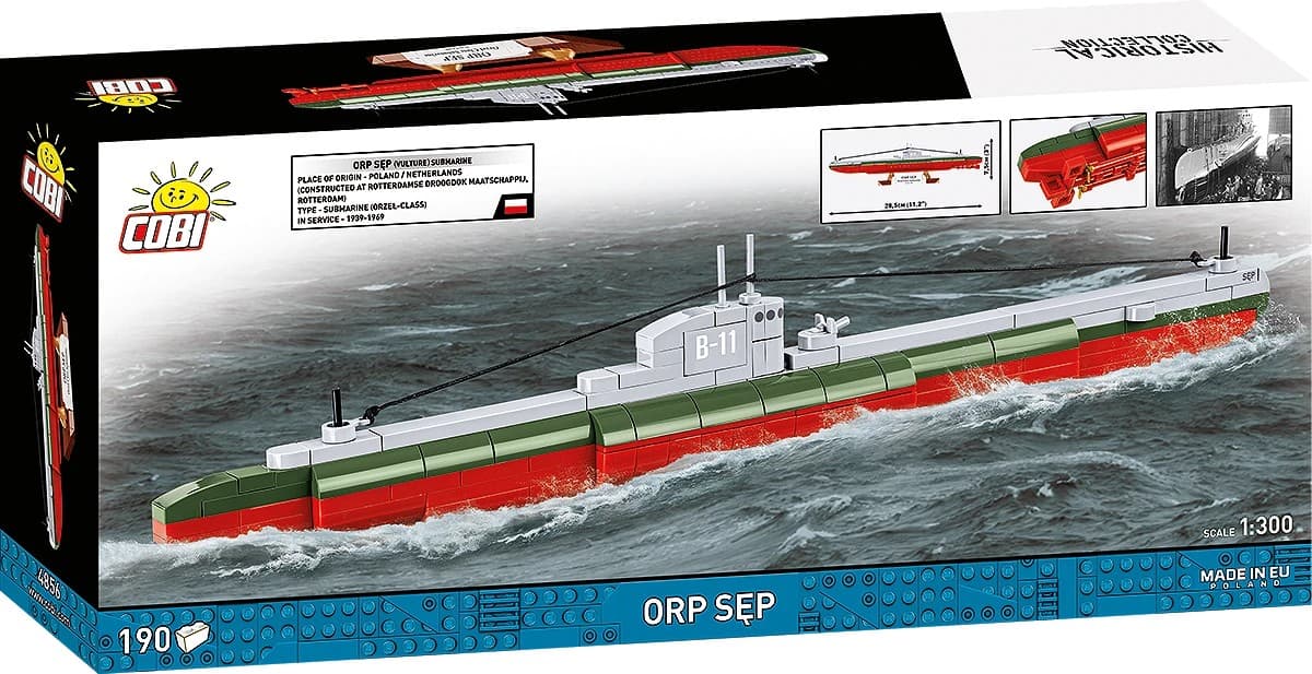 COBI Kocke ORP Sęp (1:300) - 190 kosov 3