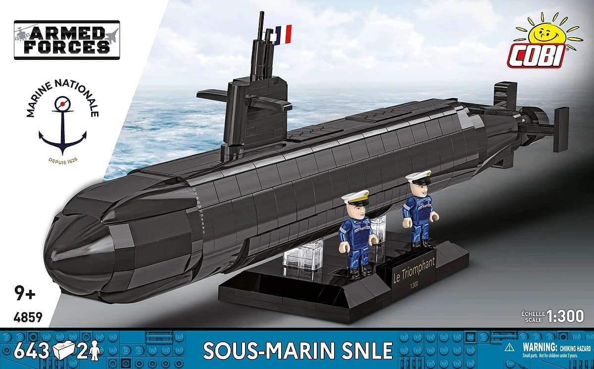 Sestavljivi model podmornice SNLE 643 kocke 6