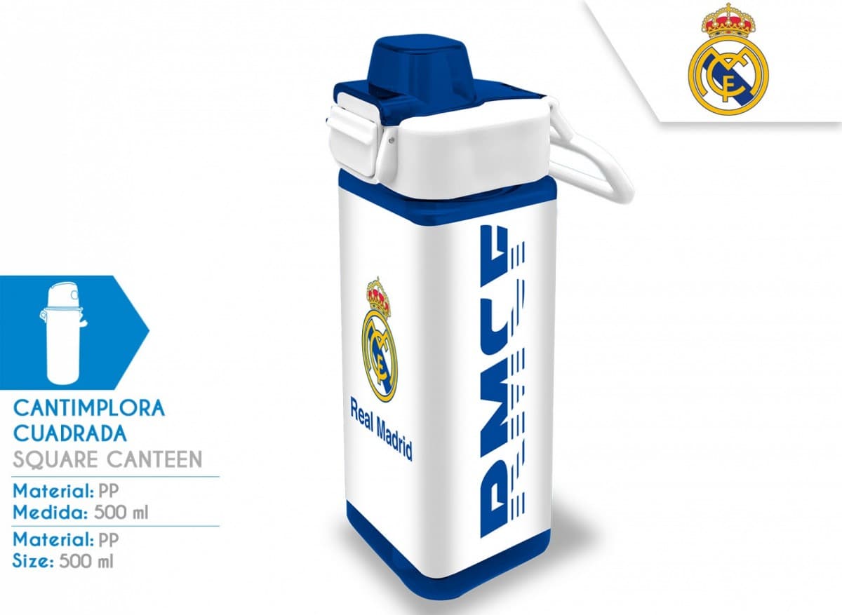 Kvadratni bidon 500ml PP Real Madrid 2