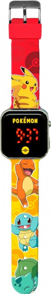 Otroška LED ura Pokemon z datumom 2