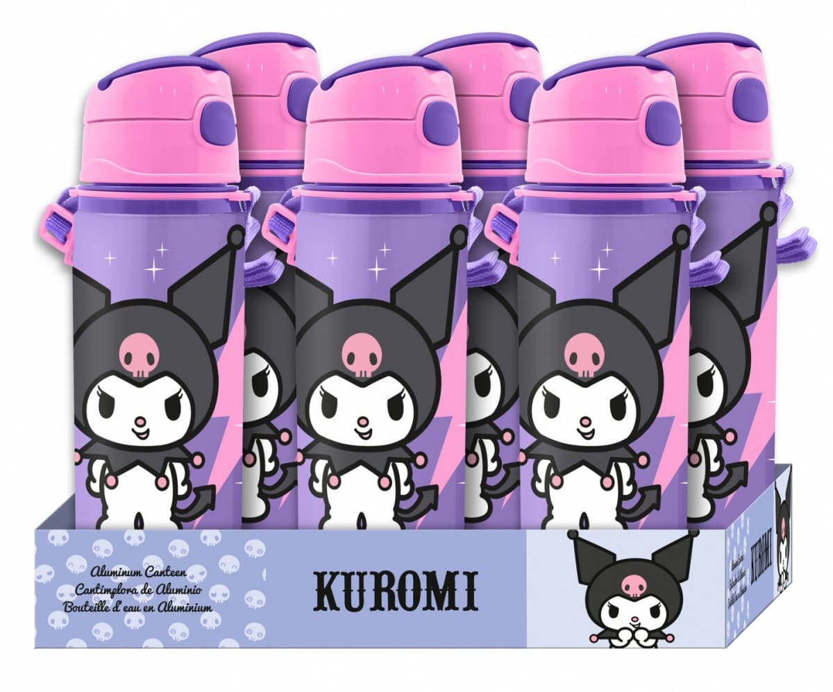 ALu. bidon 600ml Kuromi 2
