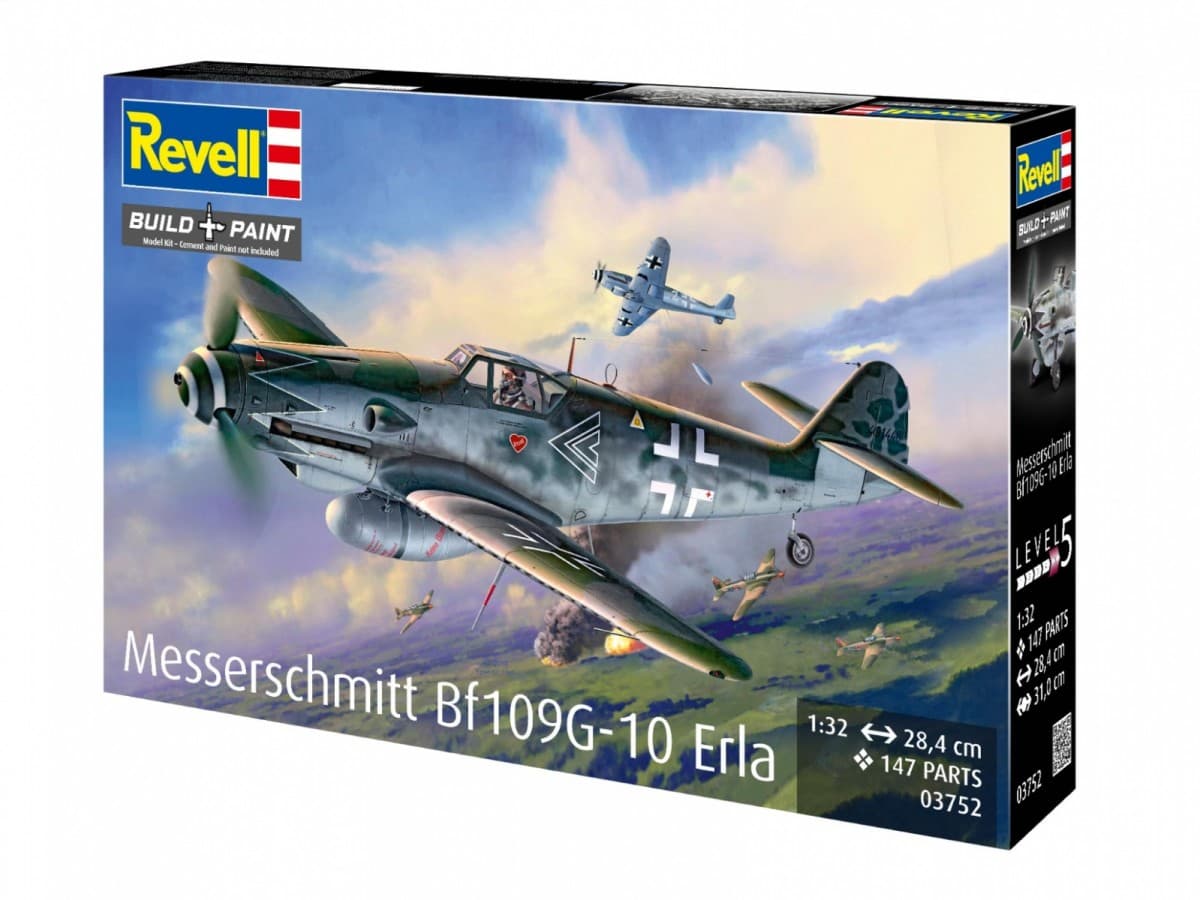 Plastični model letala Messerschmitt Bf109G-10 Erla, 1:32 5