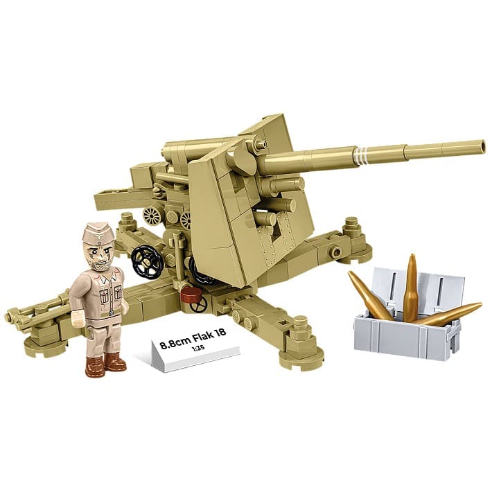 COBI Kocke 3141 – 8,8 cm Flak 18 (Afrika Korps) 6