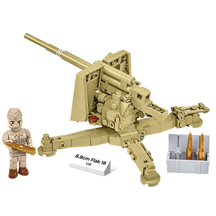 COBI Kocke 3141 – 8,8 cm Flak 18 (Afrika Korps) 7