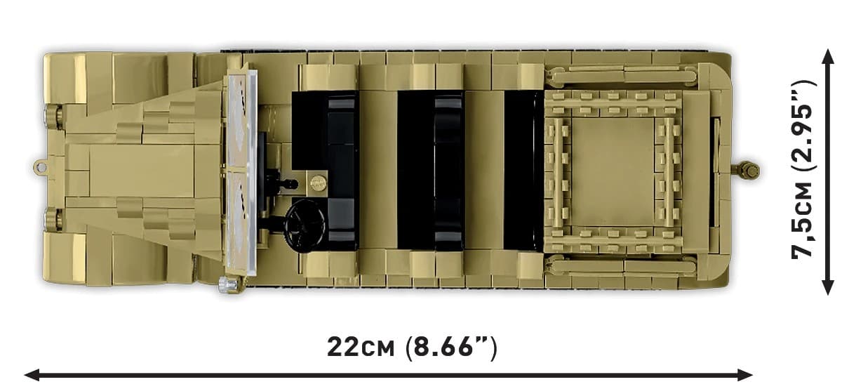 COBI Kocke - Sd.Kfz.8 vleče 8.8 cm Flak 36 (975 kosov) 3