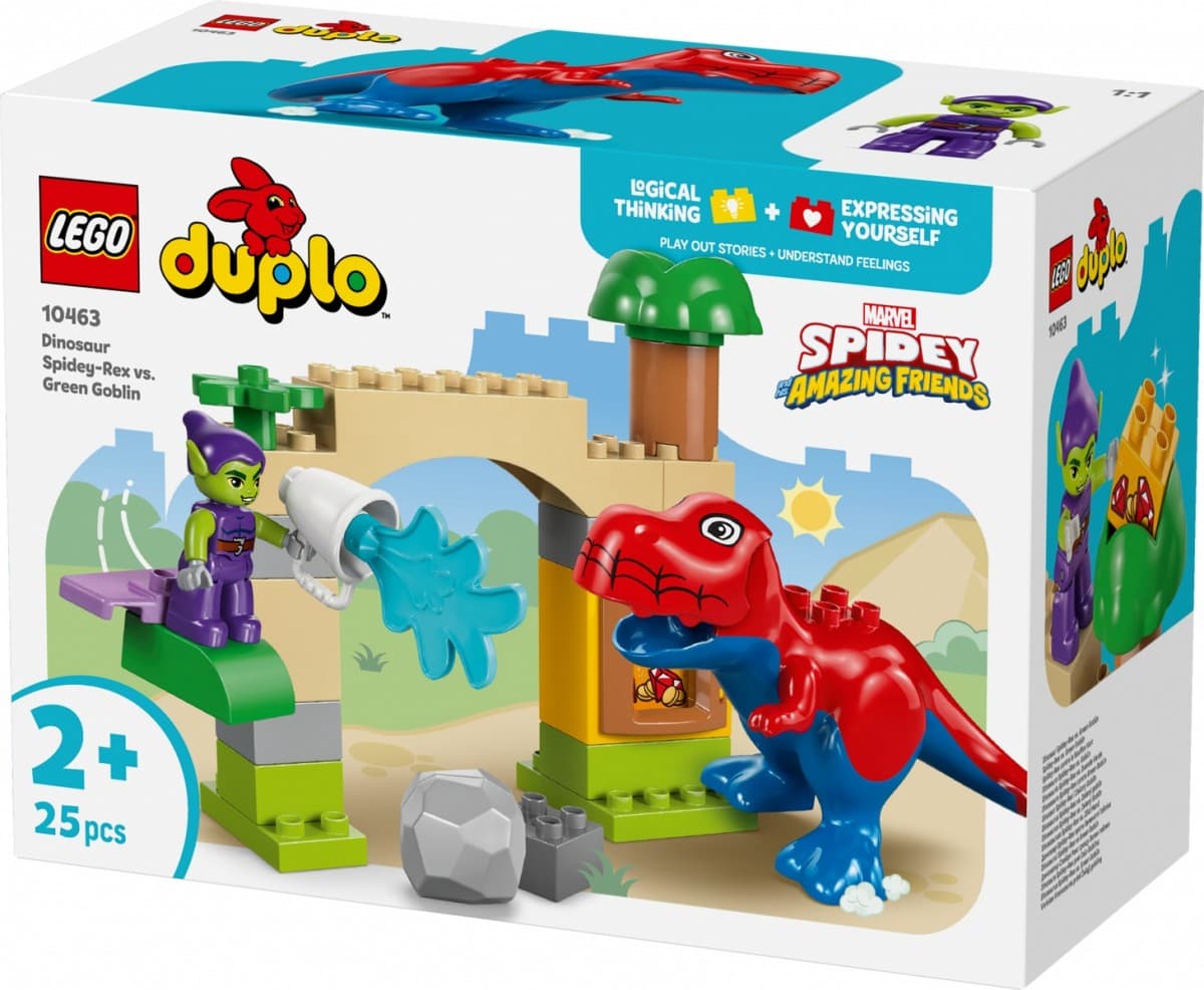 LEGO DUPLO Marvel Dinozaur Spidey-Rex in Zeleni Goblin (10463) 2