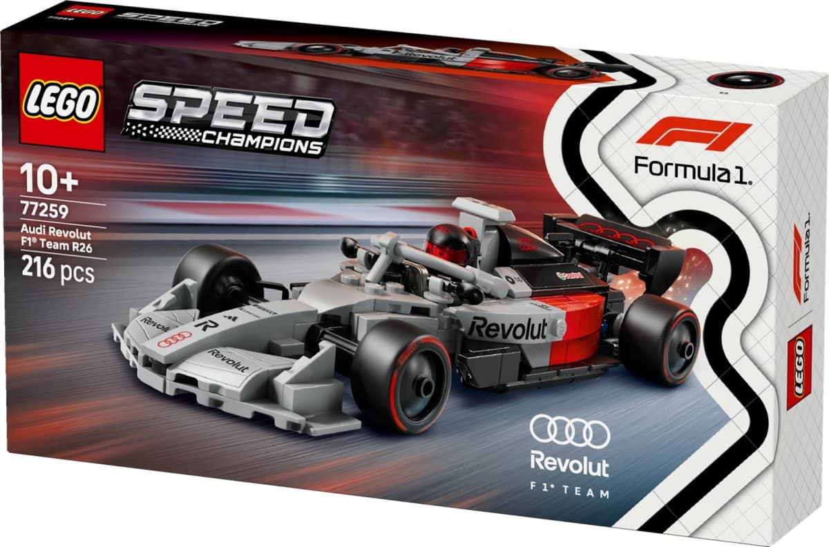LEGO Speed Champions 77259 dirkalnik Audi F1 Team R26 2
