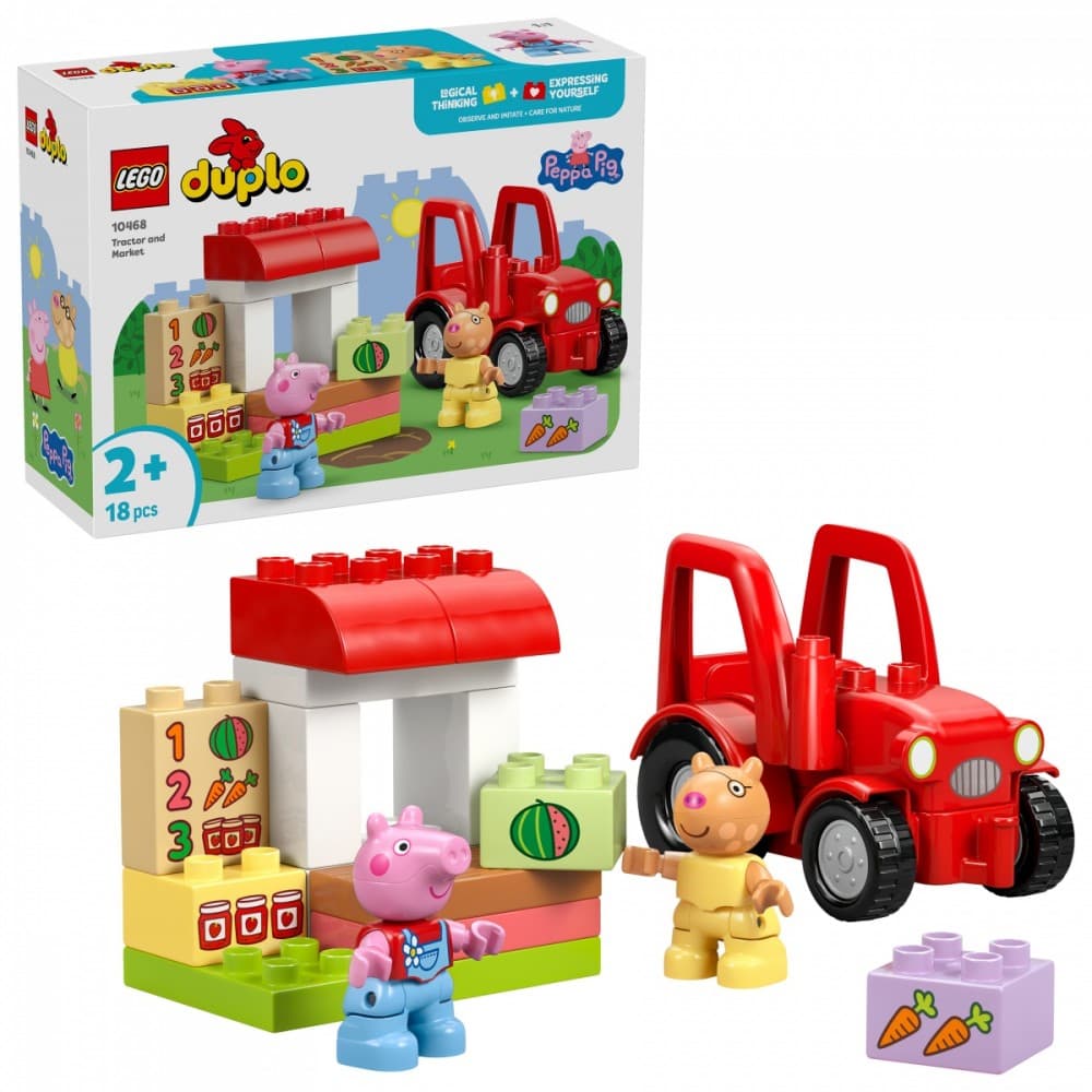 LEGO DUPLO Peppa Pig Traktor in tržnica (10468) 4