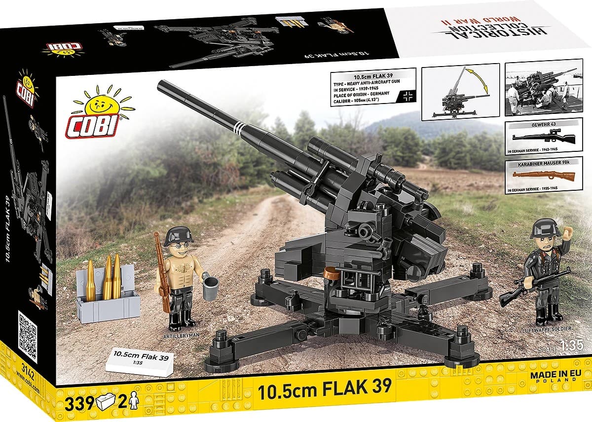 Kocke COBI Flak 39, 339 kosov (10,5 cm) 4