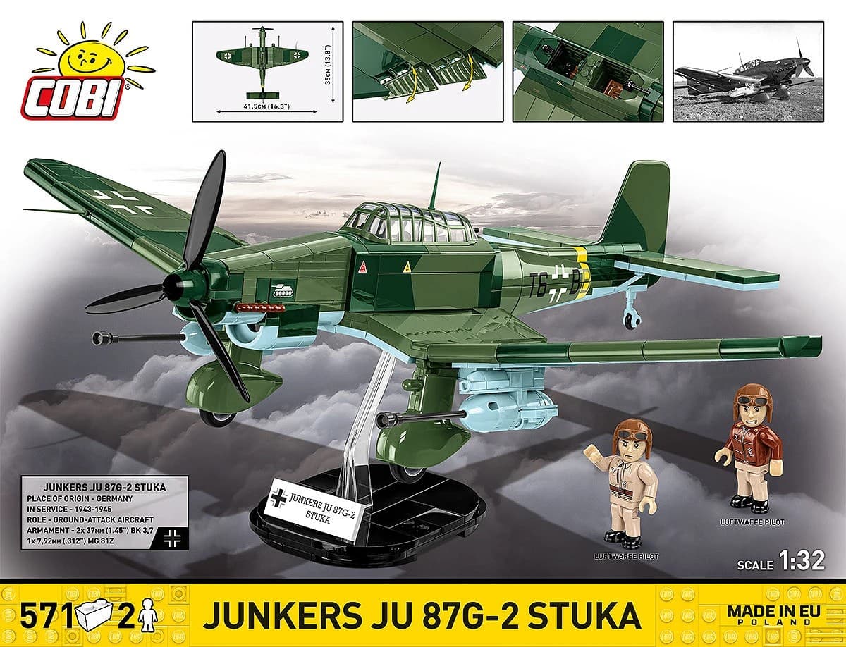 COBI Kocke Junkers Ju 87 G-2 Stuka (WWII) - 571 kos. 3