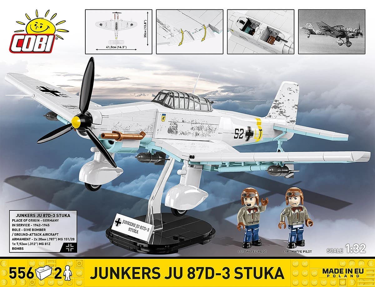 COBI Kocke Junkers Ju 87 D-3 Stuka (WWII) - 556 kos. 3