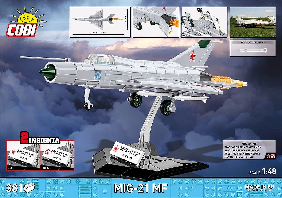 COBI Kocke MiG-21 MF (381 kosov) 3