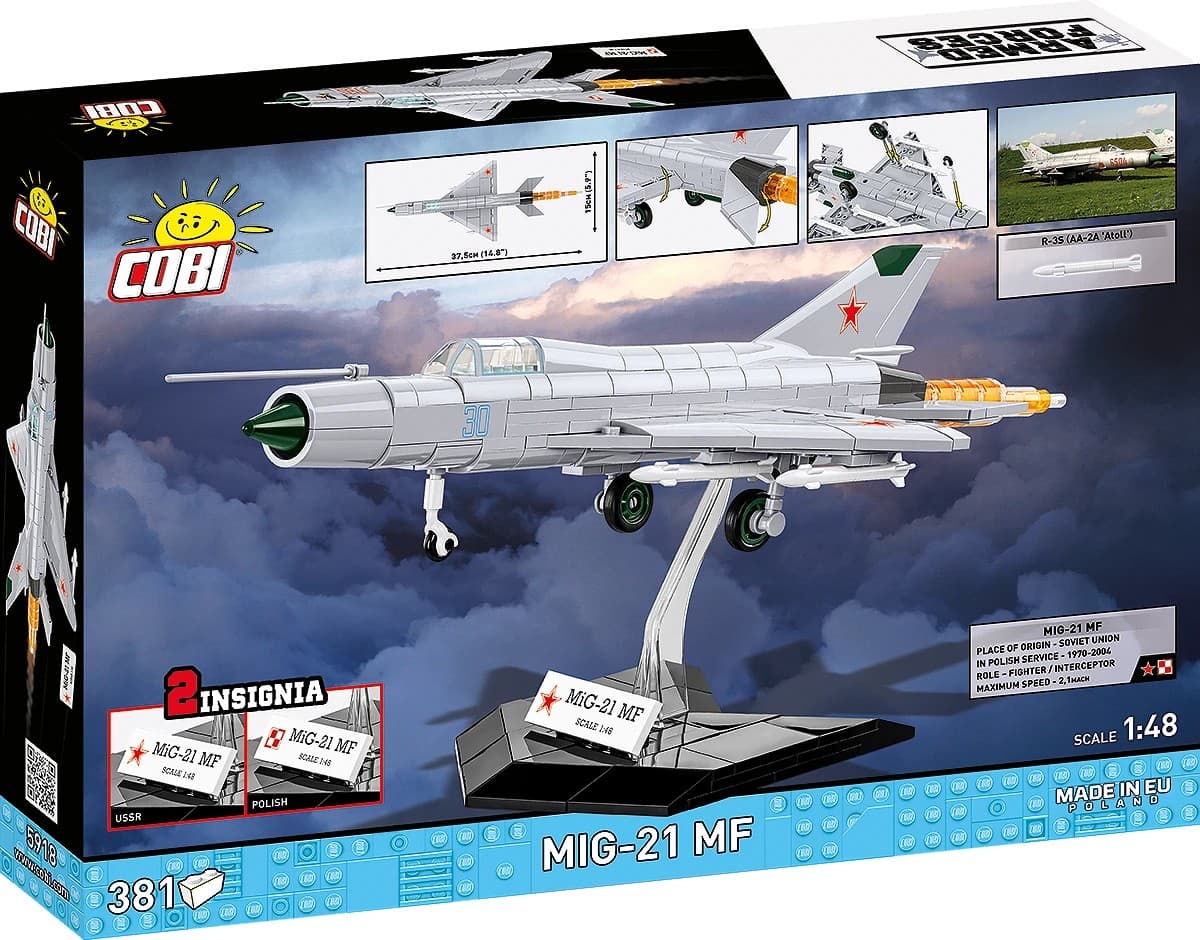 COBI Kocke MiG-21 MF (381 kosov) 4