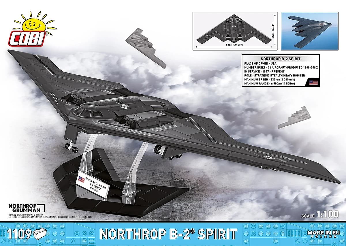 COBI Kocke Northrop B-2 Spirit (Stealth Bombnik) - 1109 kos. 2