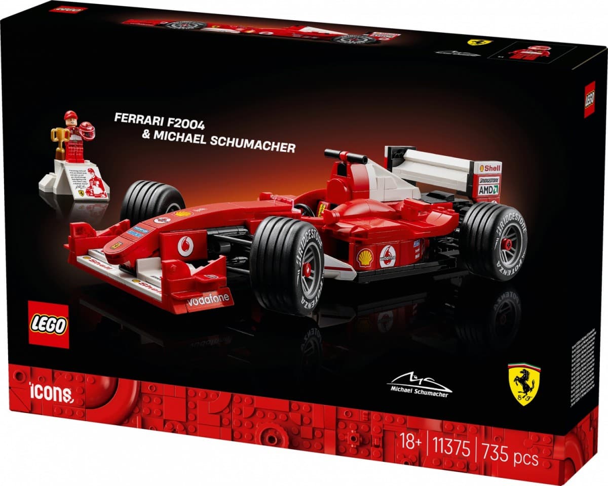 LEGO Icons Ferrari F2004 & Michael Schumacher 11375 2