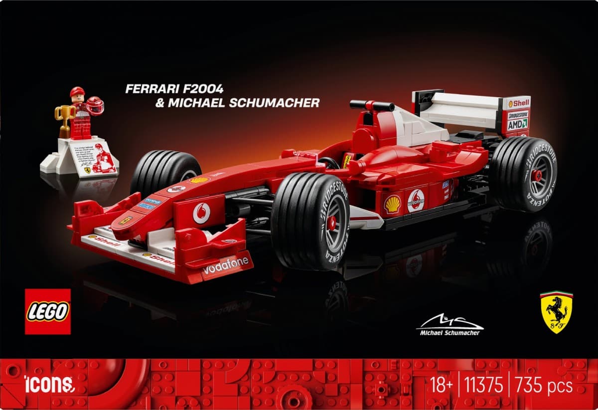 LEGO Icons Ferrari F2004 & Michael Schumacher 11375 3