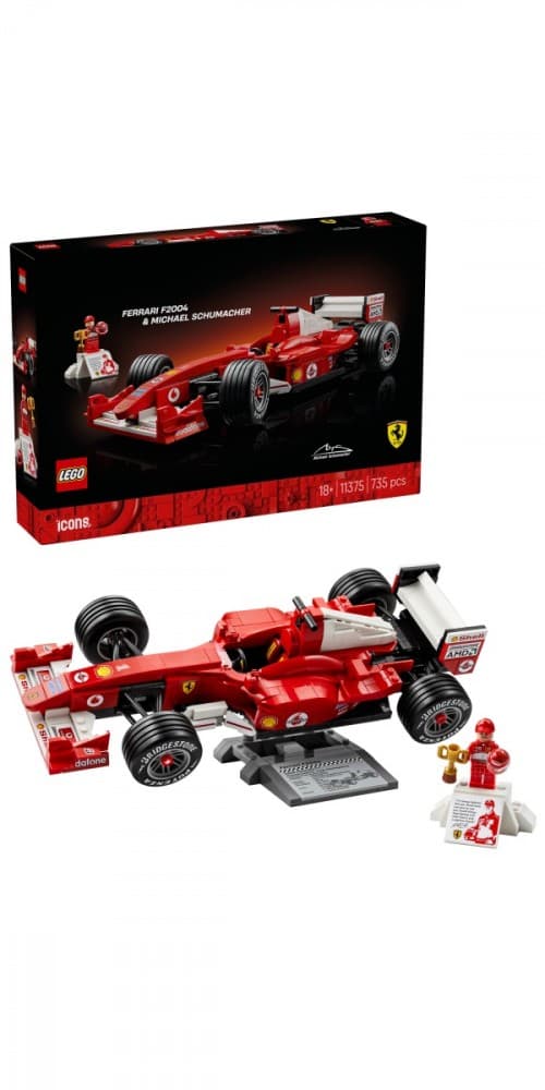 LEGO Icons Ferrari F2004 & Michael Schumacher 11375 4
