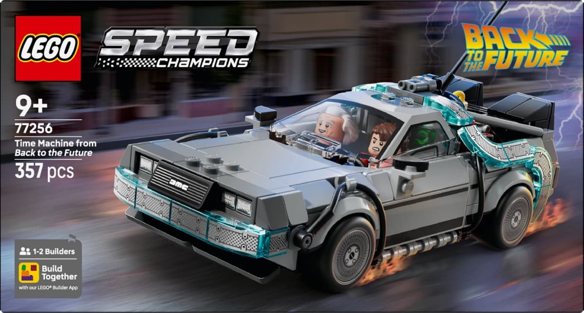 LEGO Speed Champions DeLorean - časovni stroj 77256 6